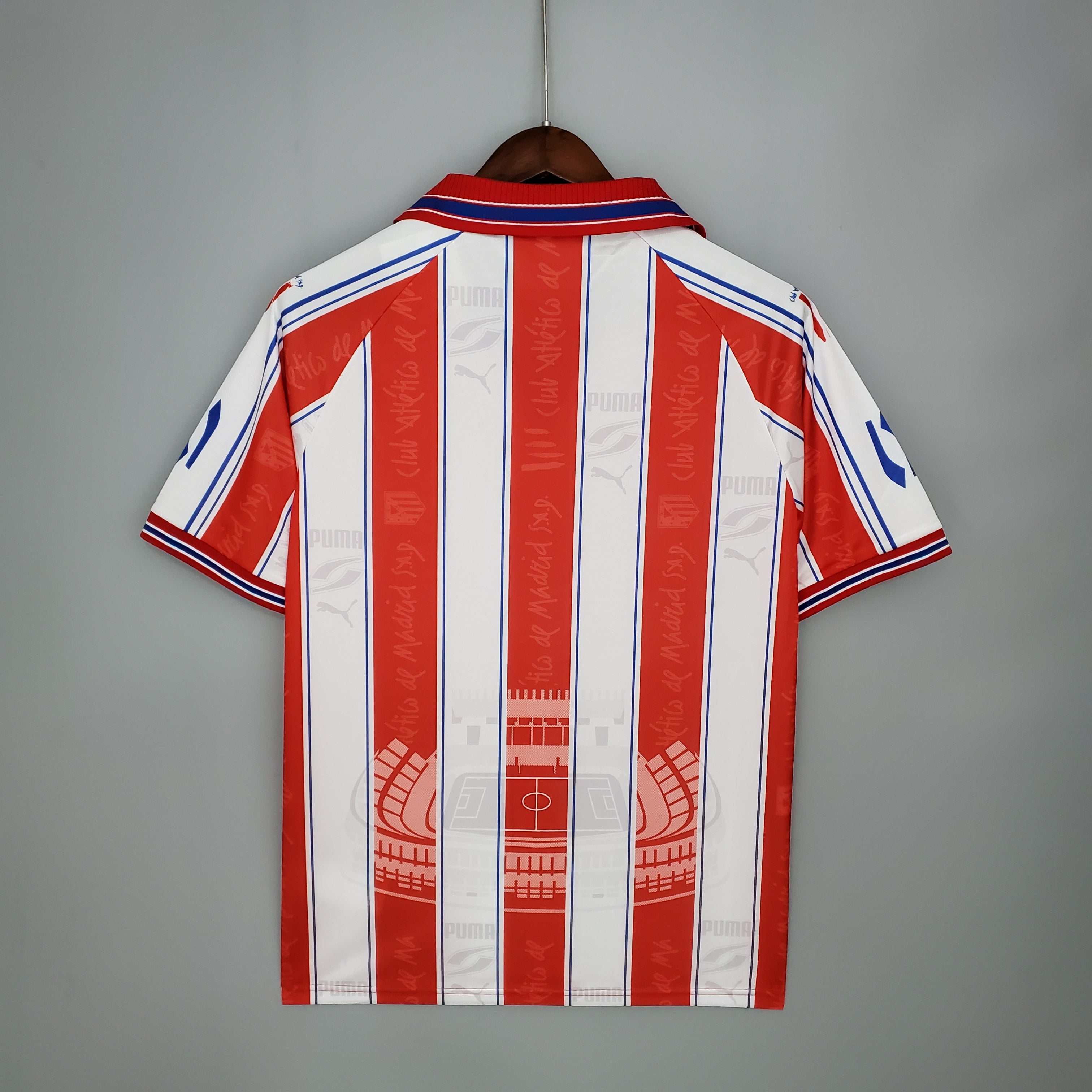 Atletico Madrid home jersey. Season 96/97