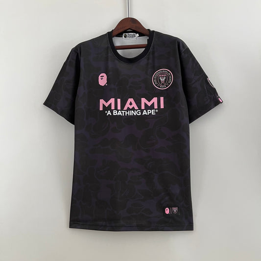 Inter Miami x BAPE Collaboration jersey. (black)