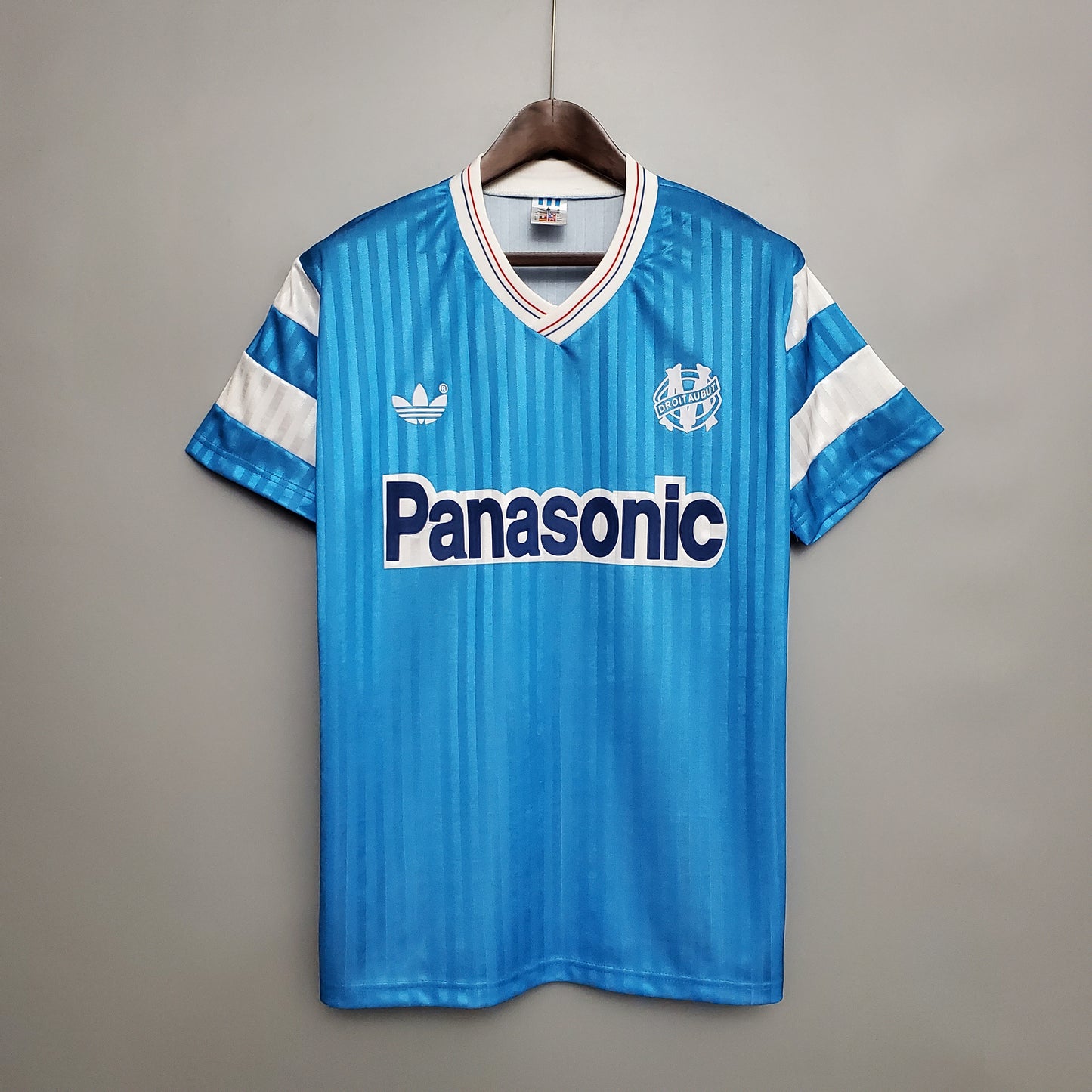 Marseille Olympique away jersey. Season 89/90