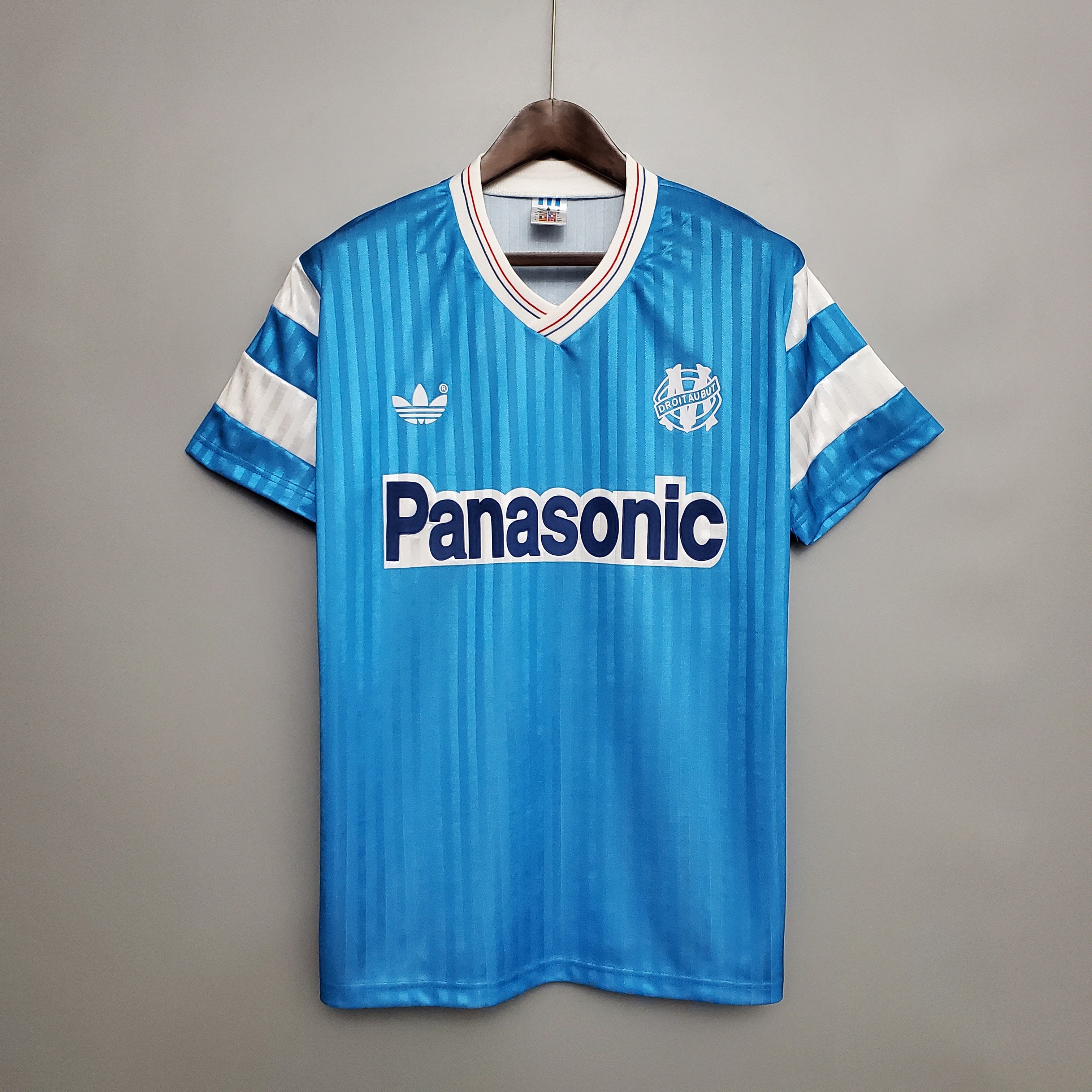 Marseille Olympique away jersey. Season 89/90