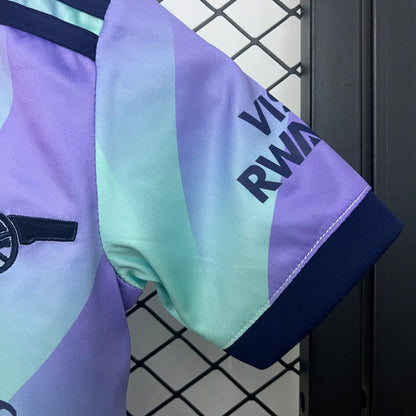 Arsenal third kids set. Season 24/25