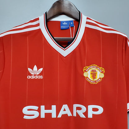Manchester United home jersey. Season 83/84