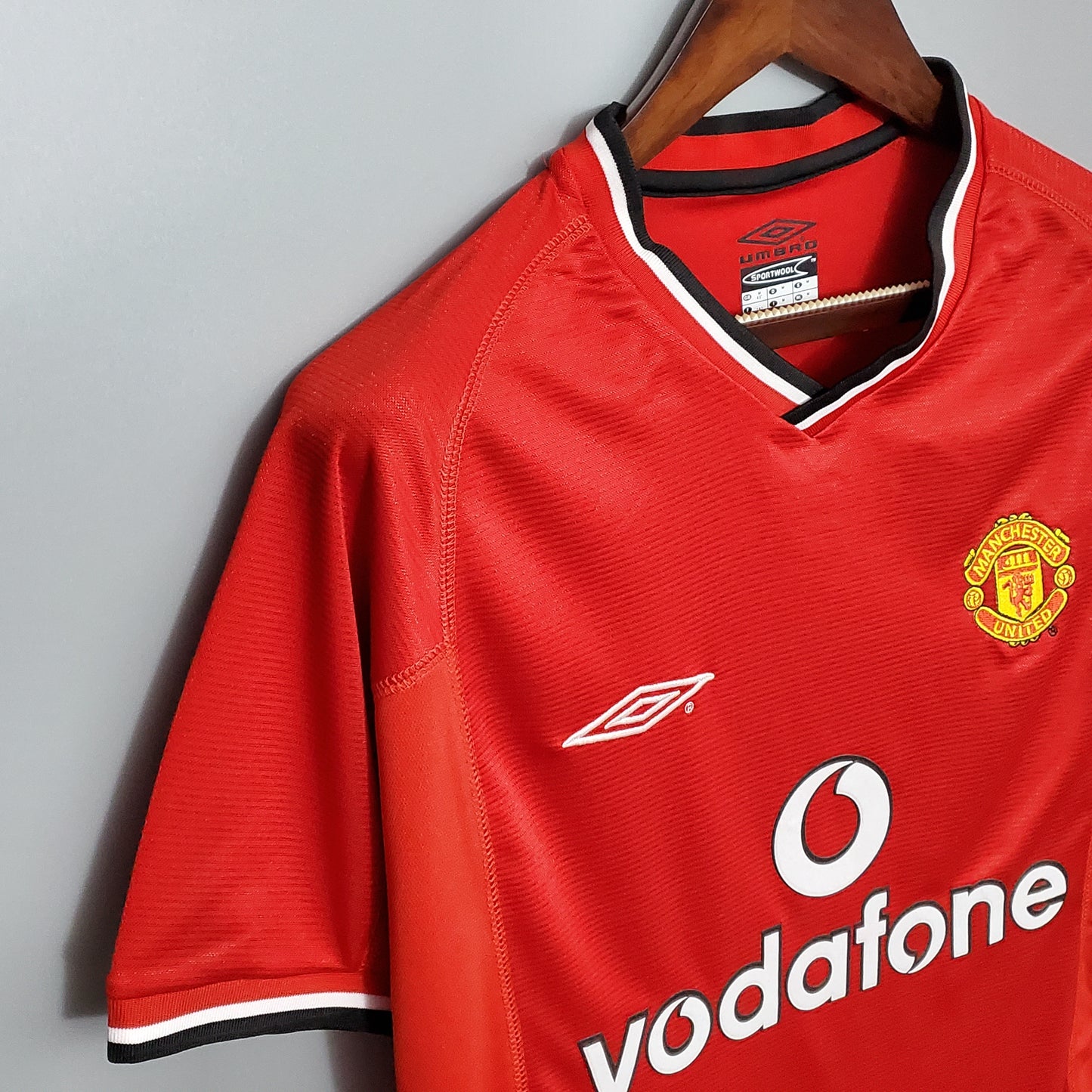 Manchester United home jersey. Season 00/02