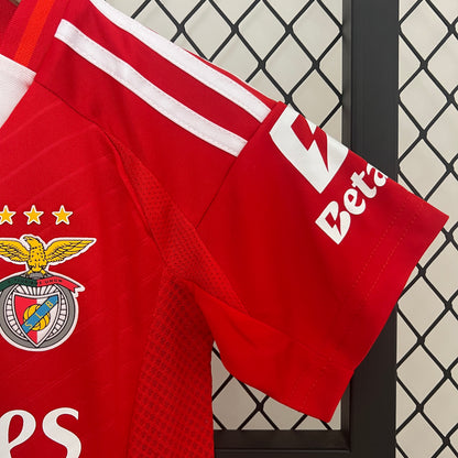 Benfica home kids set. Season 24/25