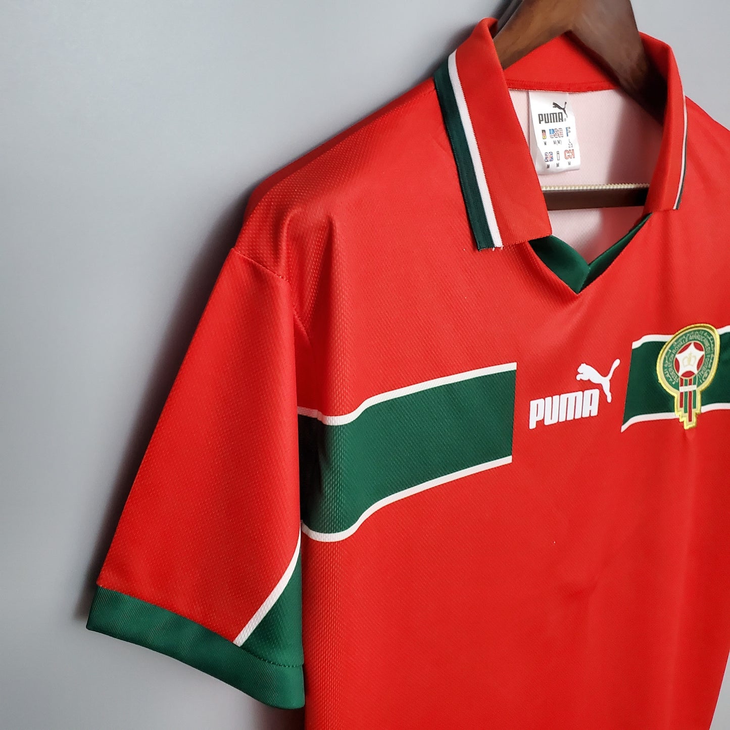 Morocco home jersey. Season 1998