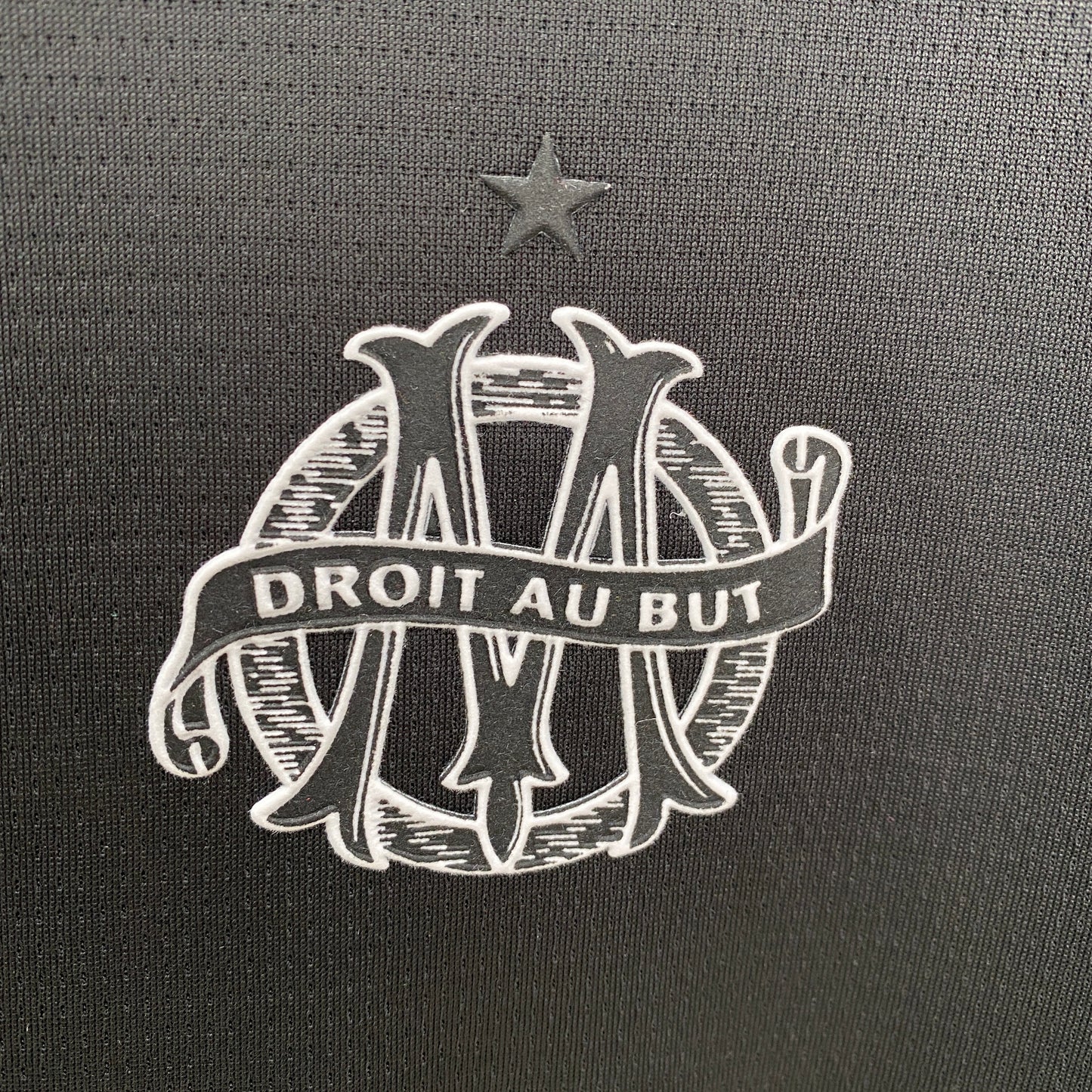 Marseille Olympique Special Edition black jersey. Season 24/25