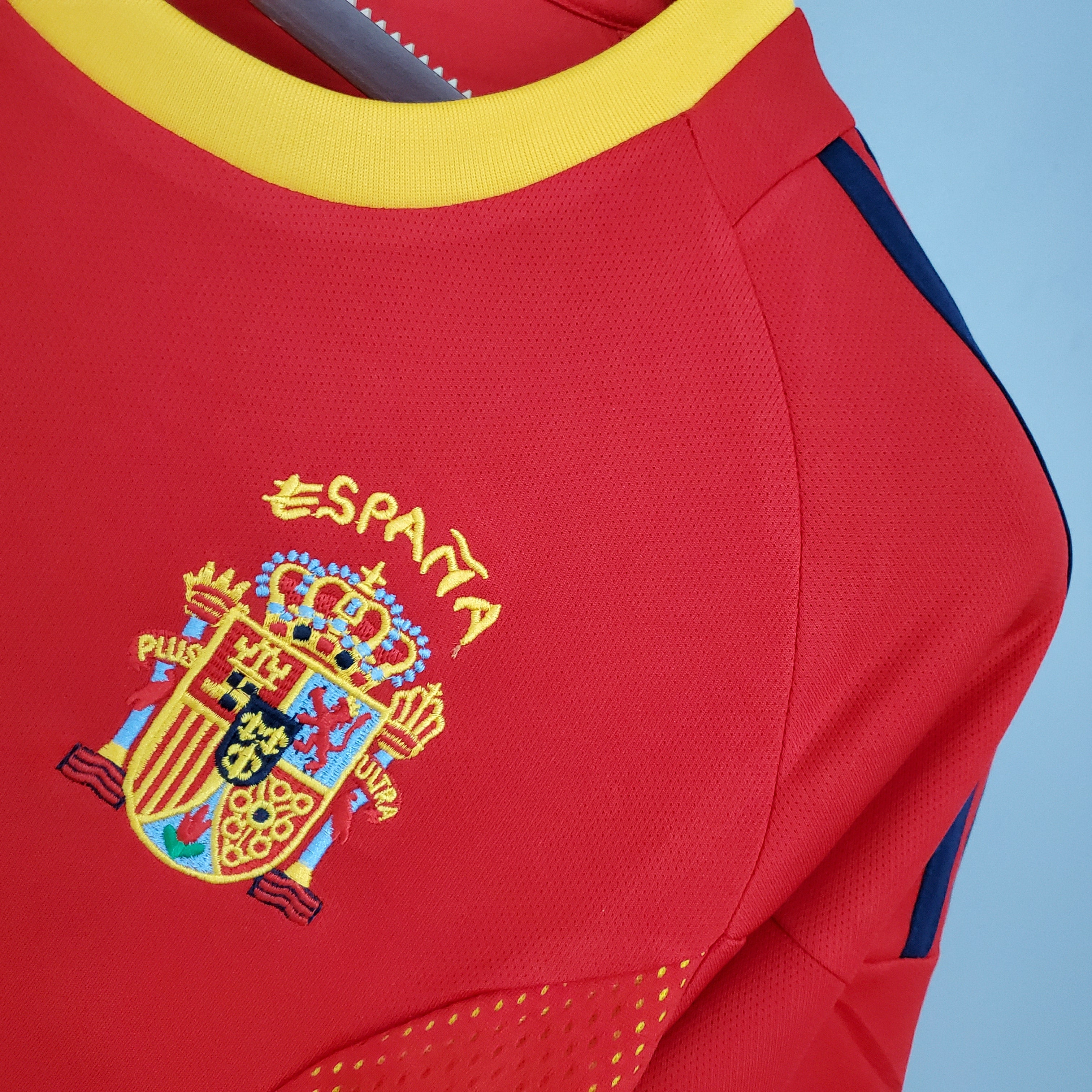 Spain 2002 home jersey.