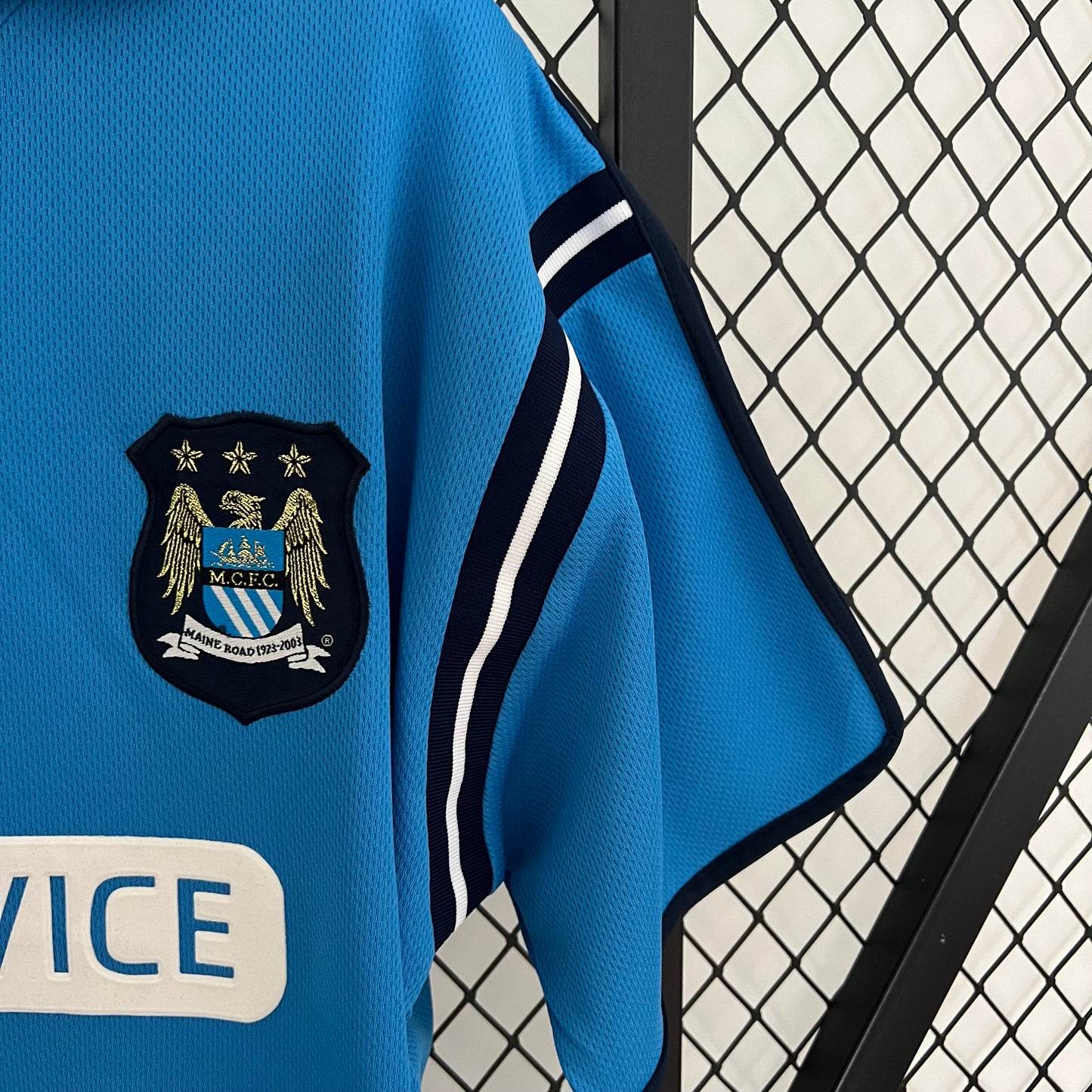 Manchester City home jersey. Season 02/03