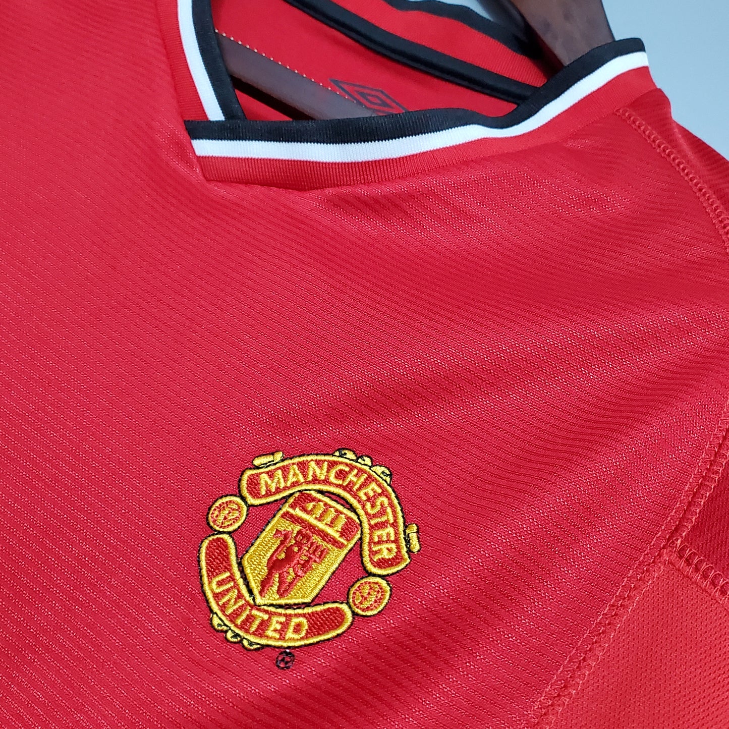 Manchester United home jersey. Season 00/02