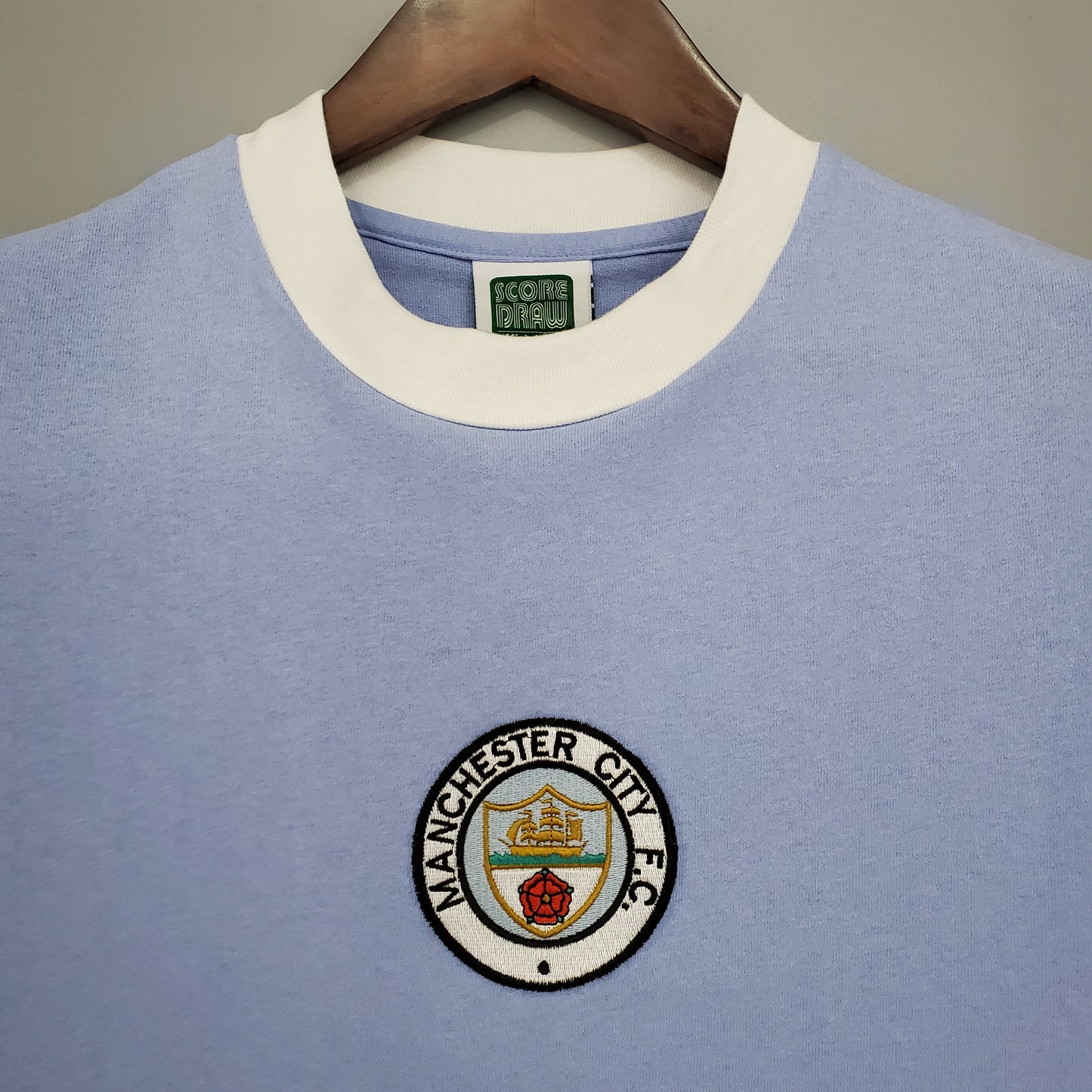 Mancester City home jersey. Season 72/73