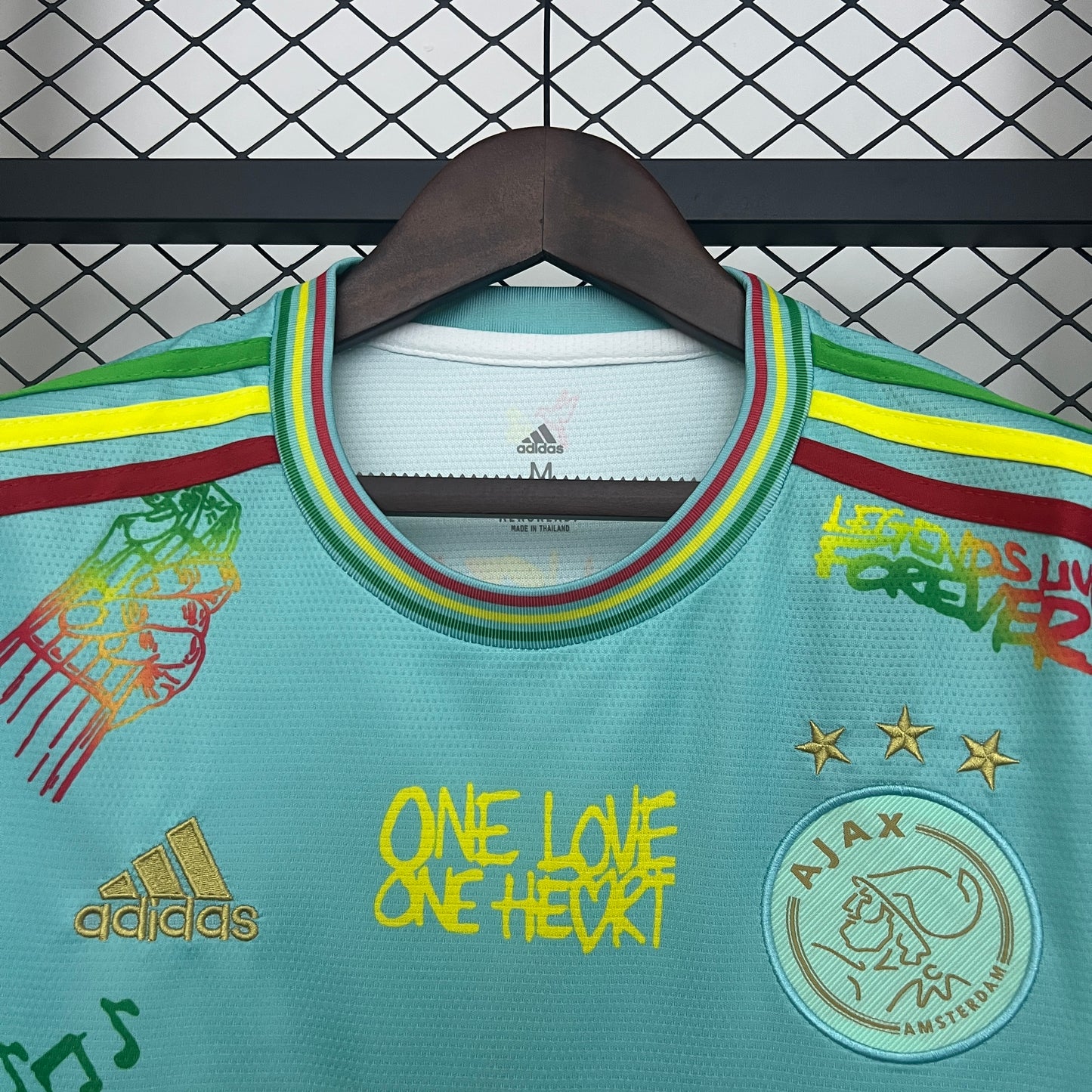Ajax Bob Marley tribute special edition jersey.