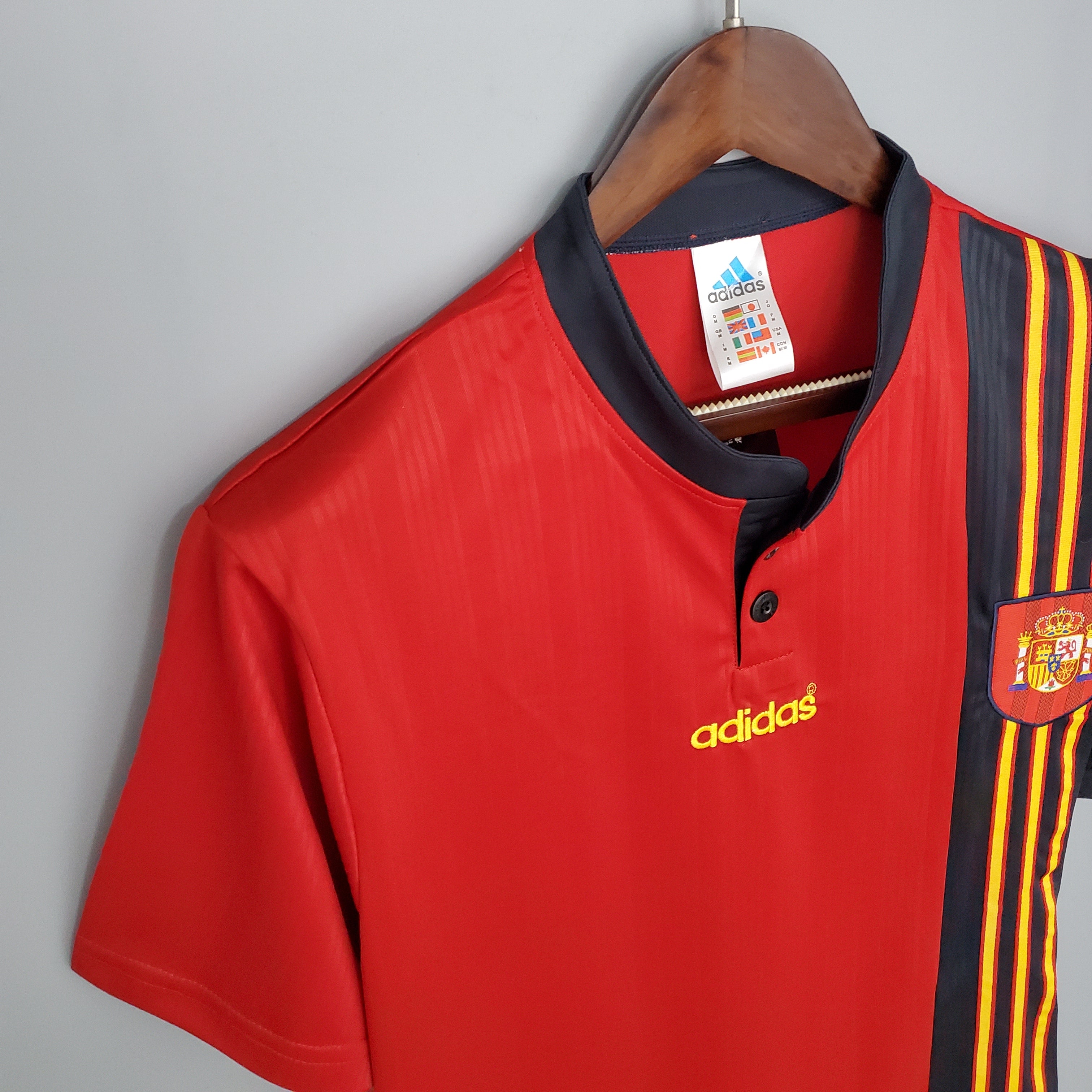 Spain 1996 home jersey.