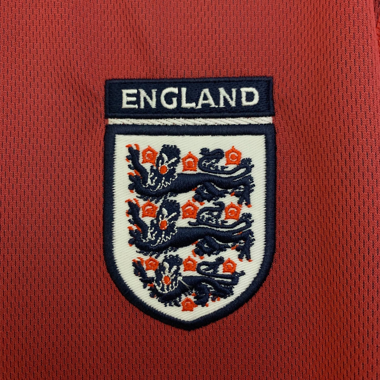 England away jersey. Season 02/03