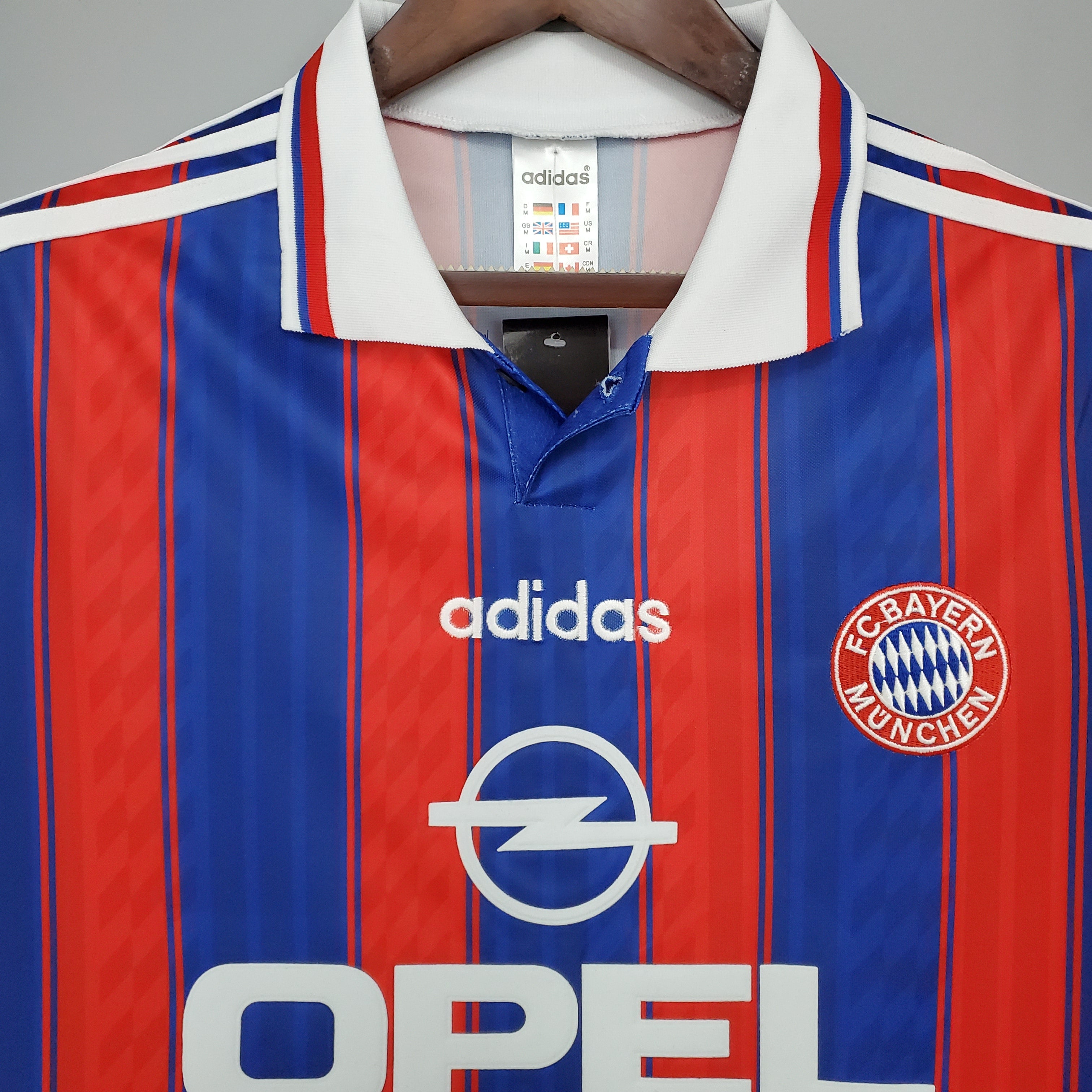 Bayern Munich home jersey. Season 95/96
