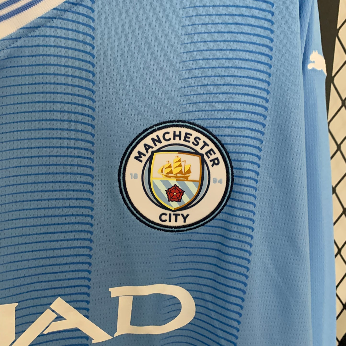 Manchester City longsleeve home jersey. Season 23/24