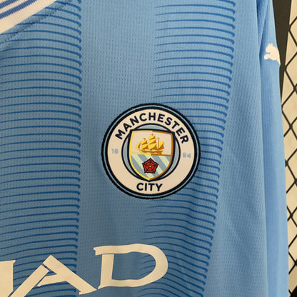 Manchester City longsleeve home jersey. Season 23/24