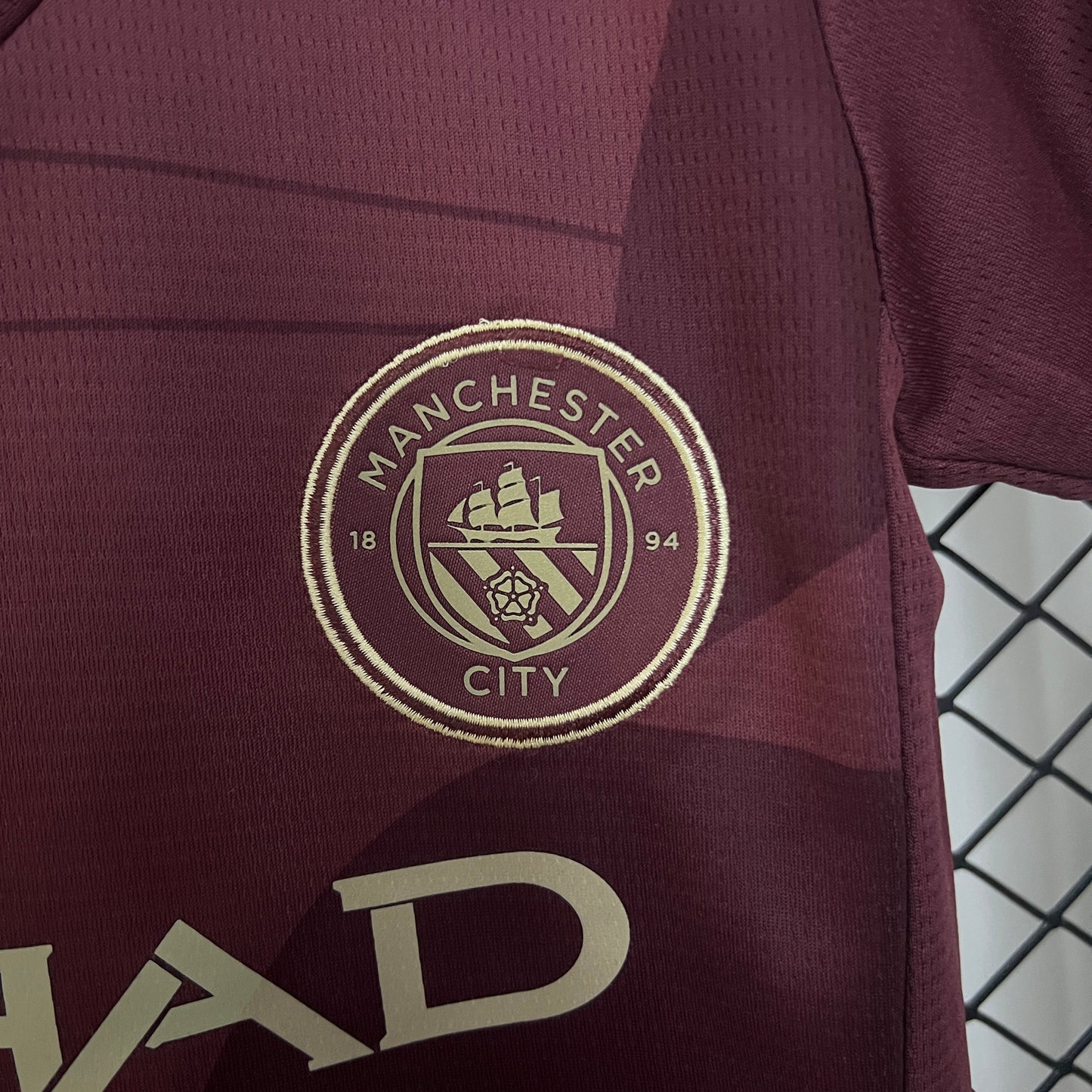 Manchester City away kids set. Season 24/25