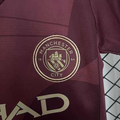 Manchester City away kids set. Season 24/25