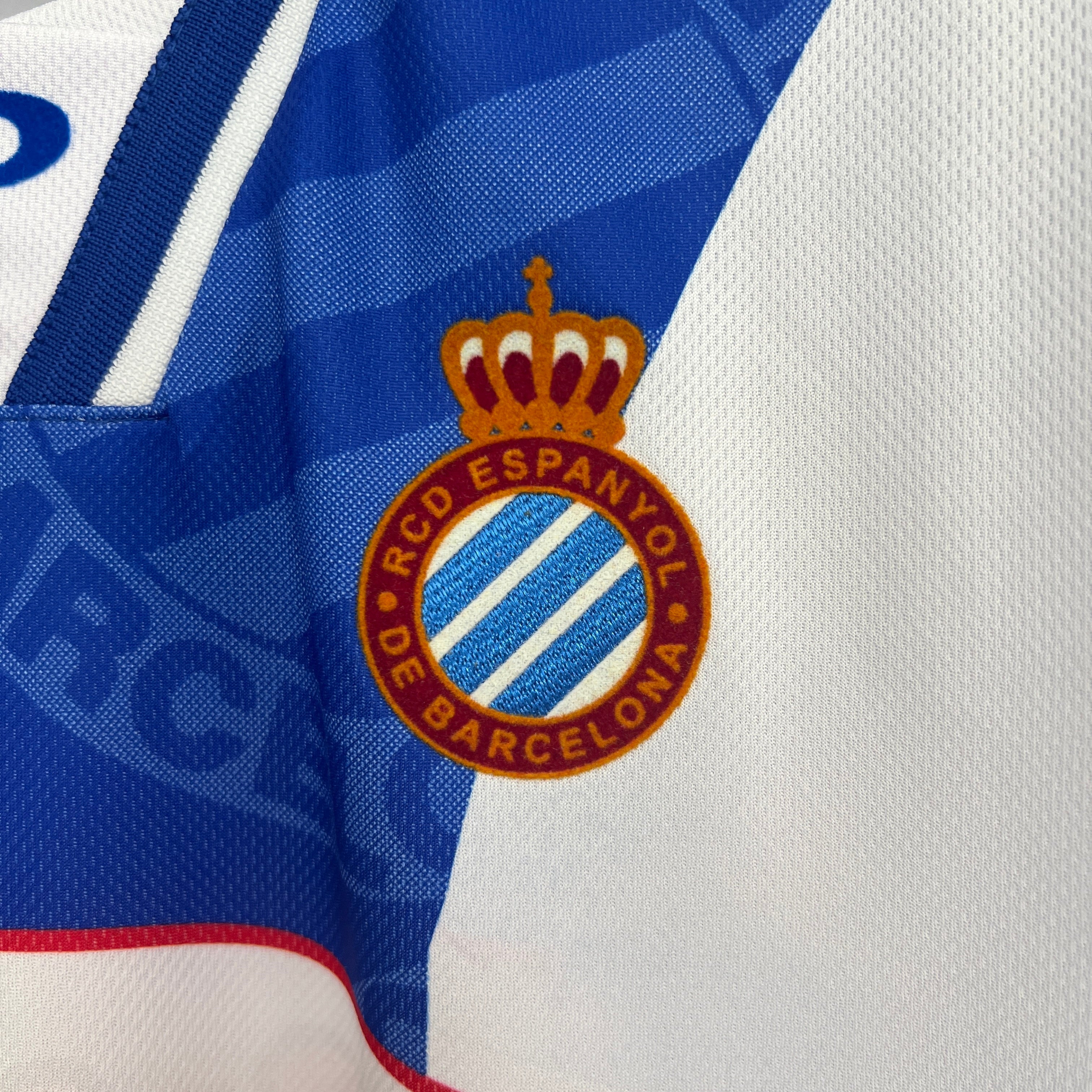 RCD Espanyol home jersey. Season 99/00