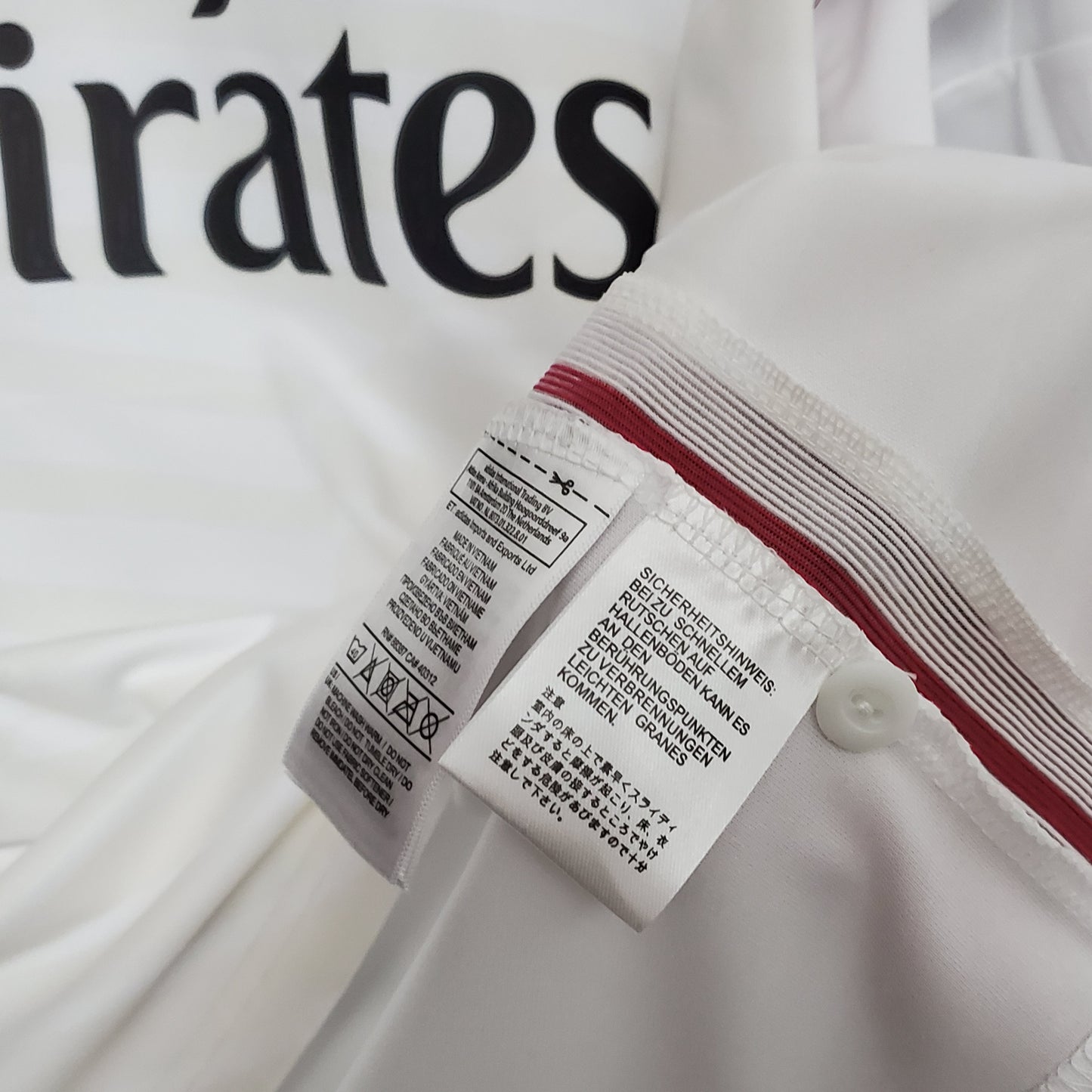 Real Madrid longsleeve home jersey. Season 14/15