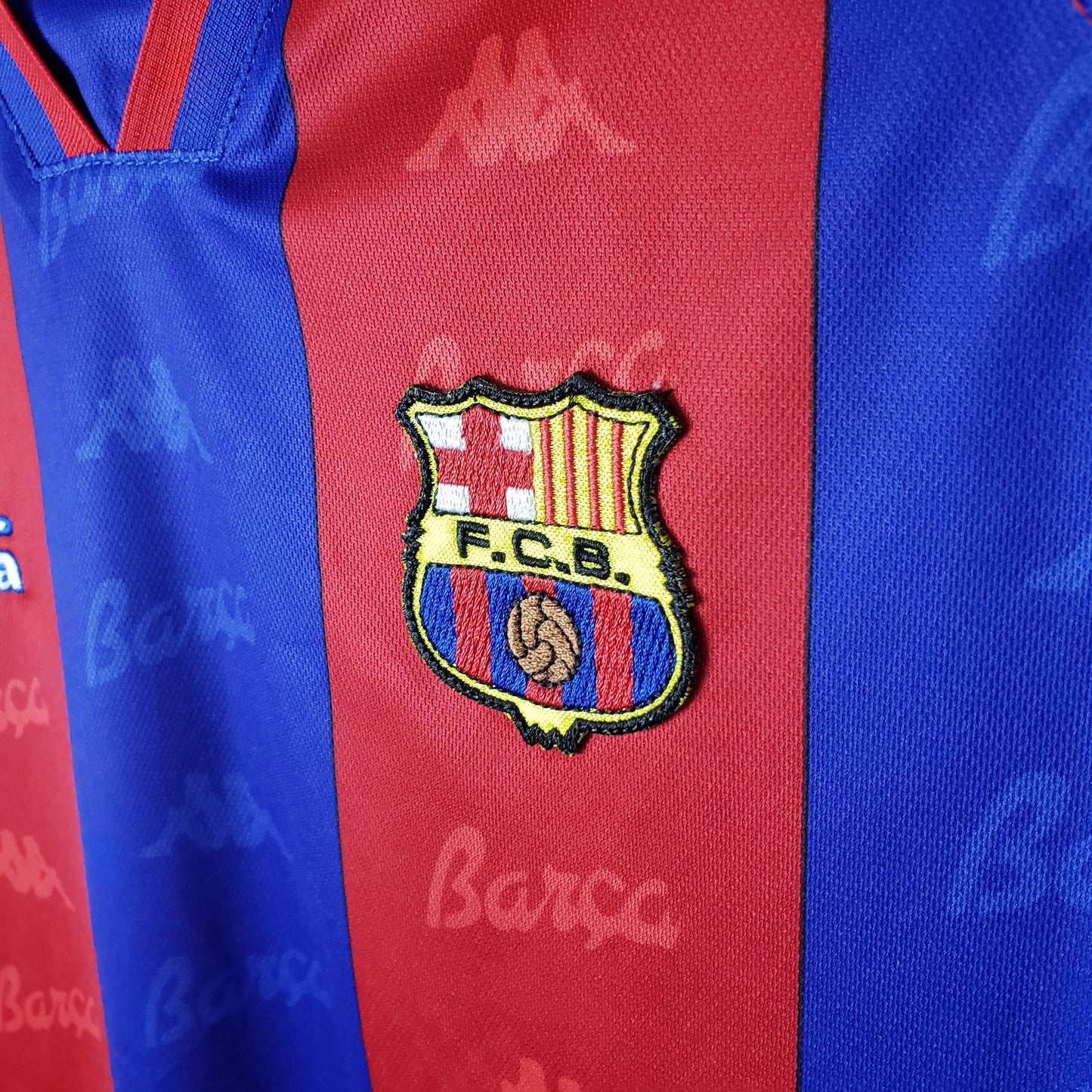 Barcelona home jersey. Season 96/97