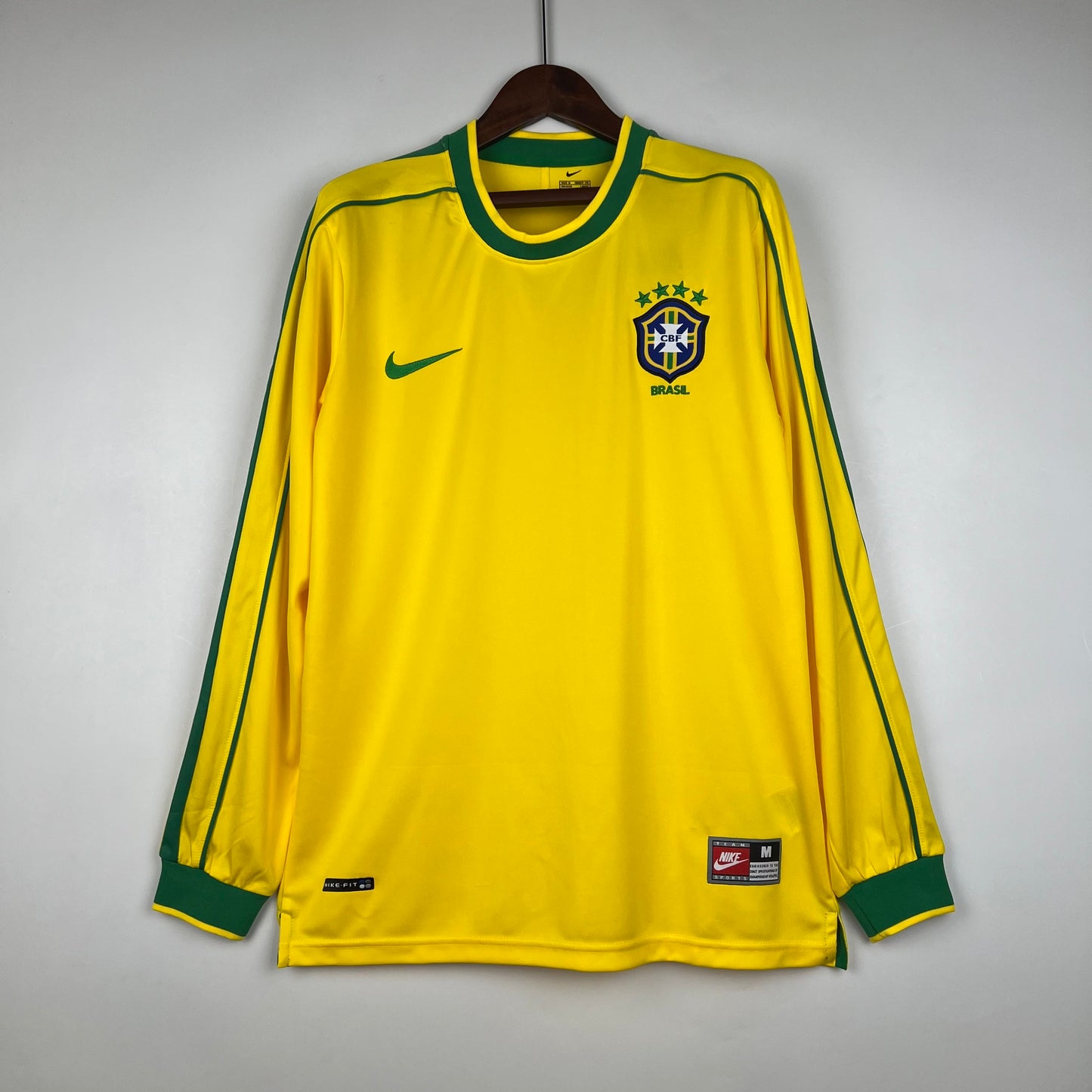 Brazil longsleeve home jersey. Season 1998