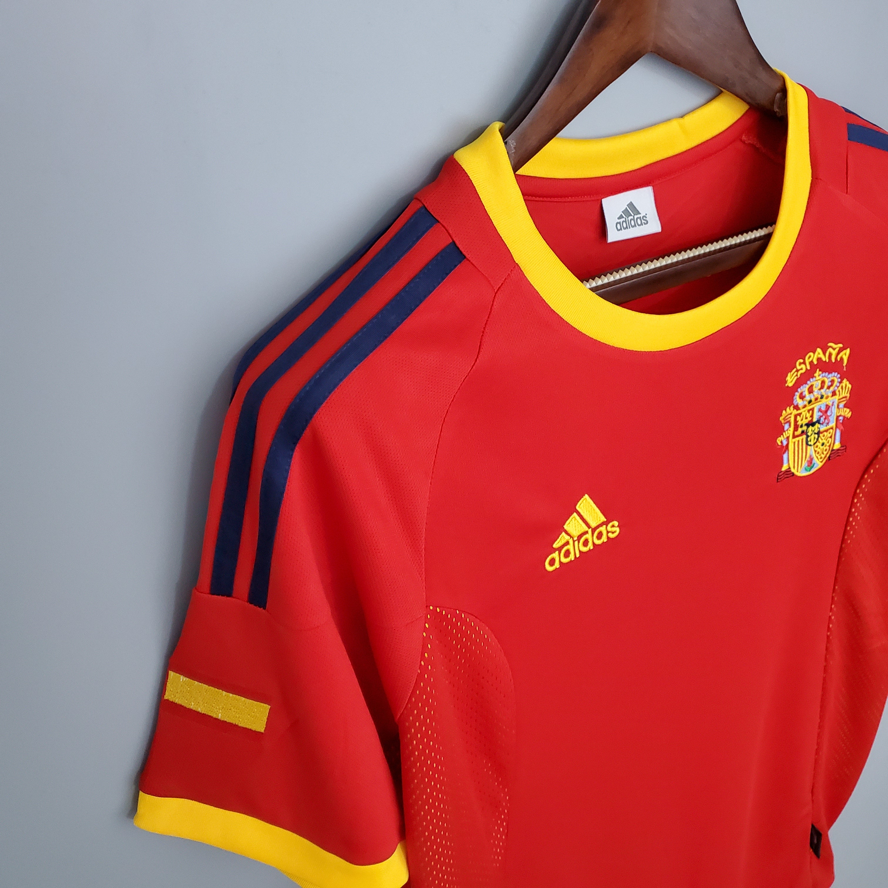 Spain 2002 home jersey.