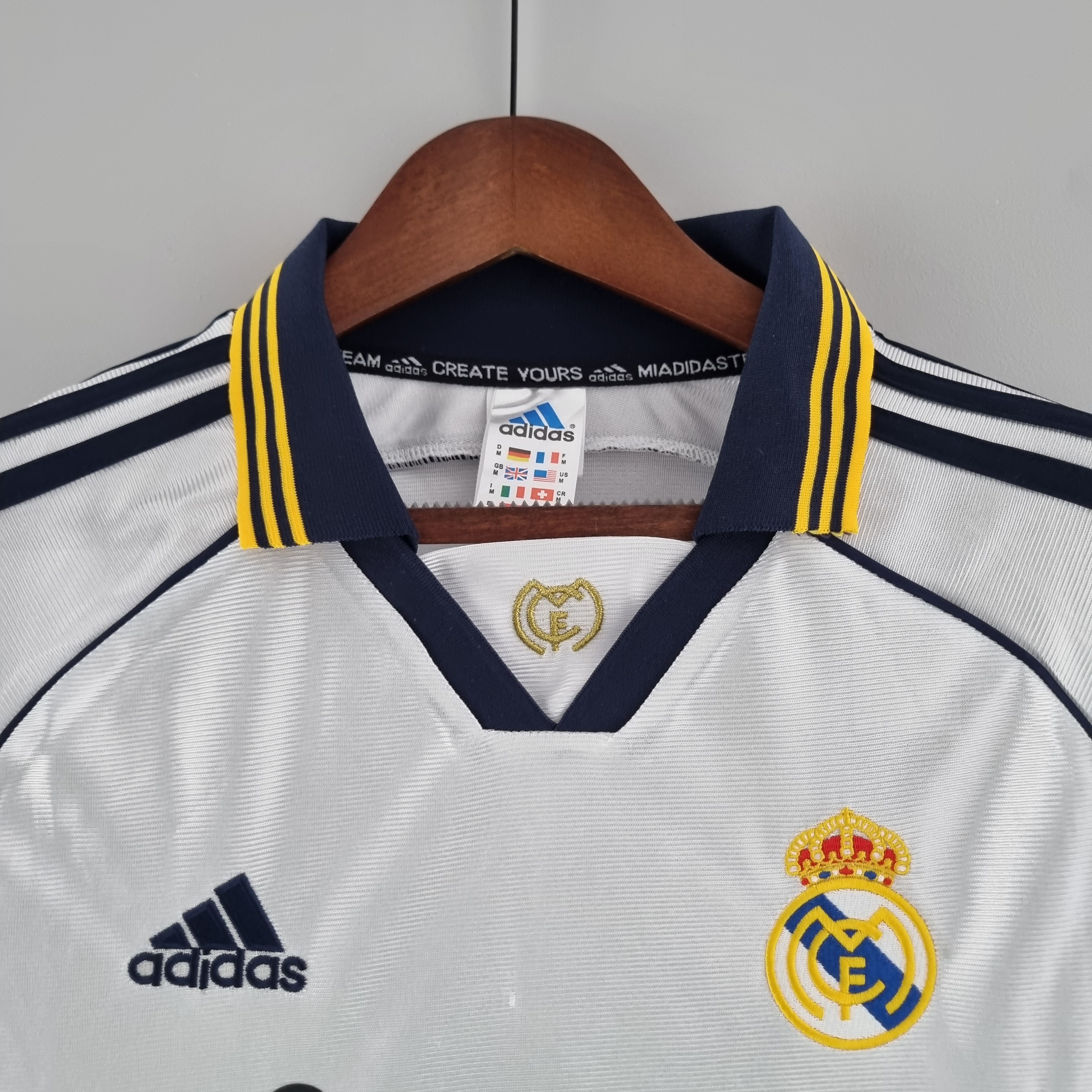 Real Madrid home jersey. Season 99/00