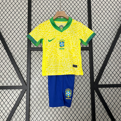 Brazil 2024 home kids set.