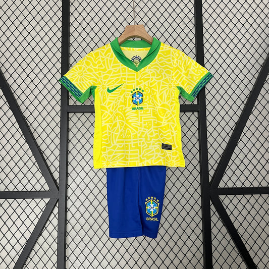 Brazil 2024 home kids set.