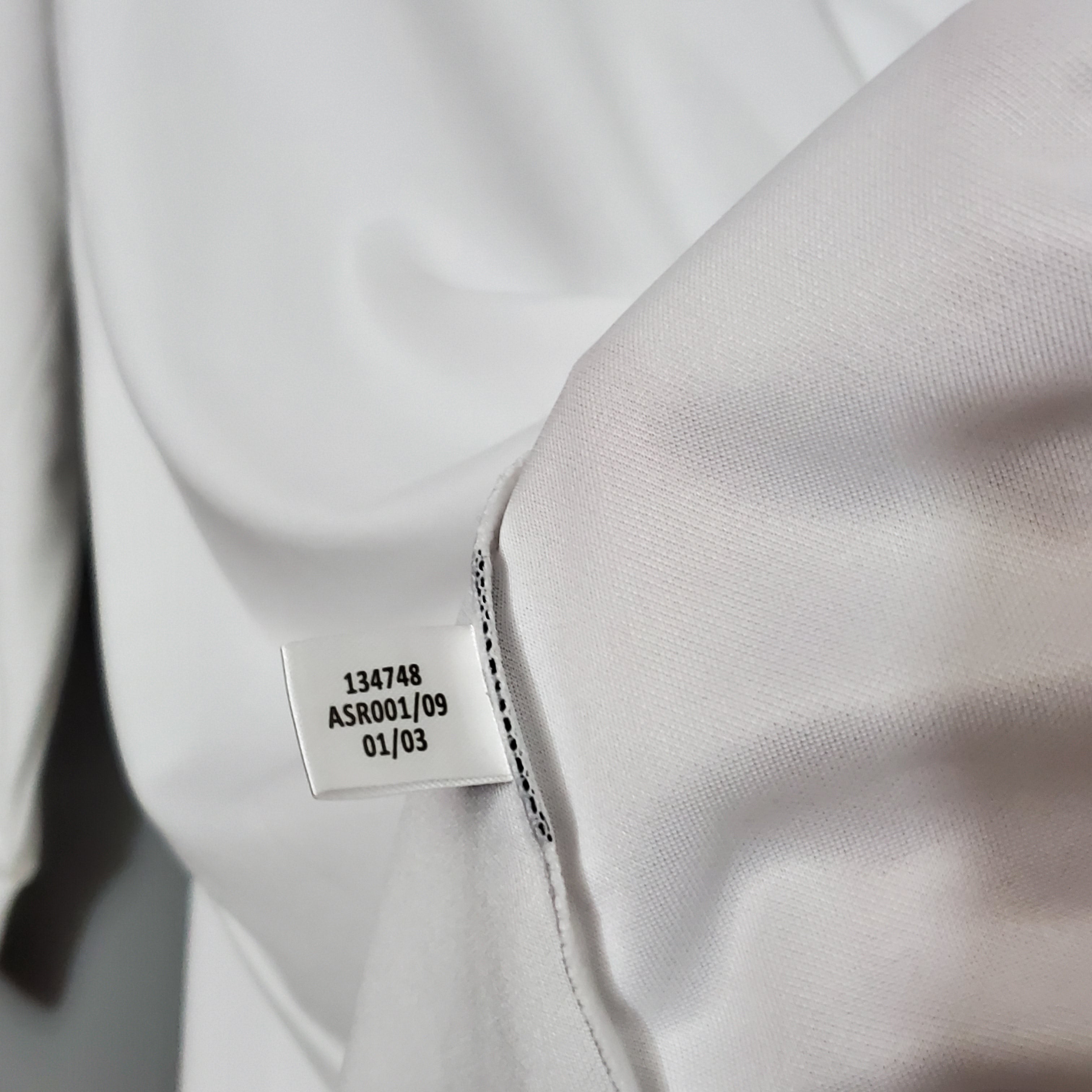 Real Madrid longsleeve home jersey. Season 02/03