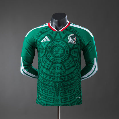 Mexico Home Longsleeve jersey for the 2026 FIFA World Cup (Player Version)