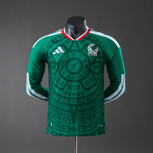 Mexico Home Longsleeve jersey for the 2026 FIFA World Cup (Player Version)