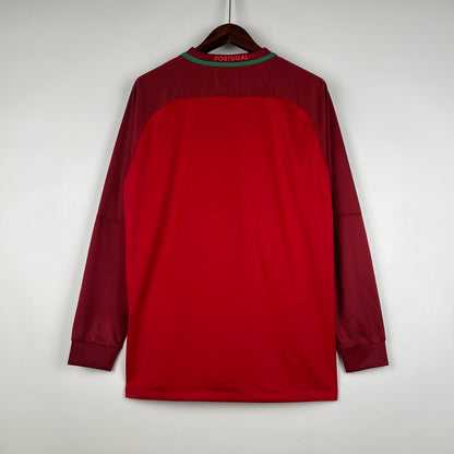 Portugal longsleeve home jersey. Season 2016