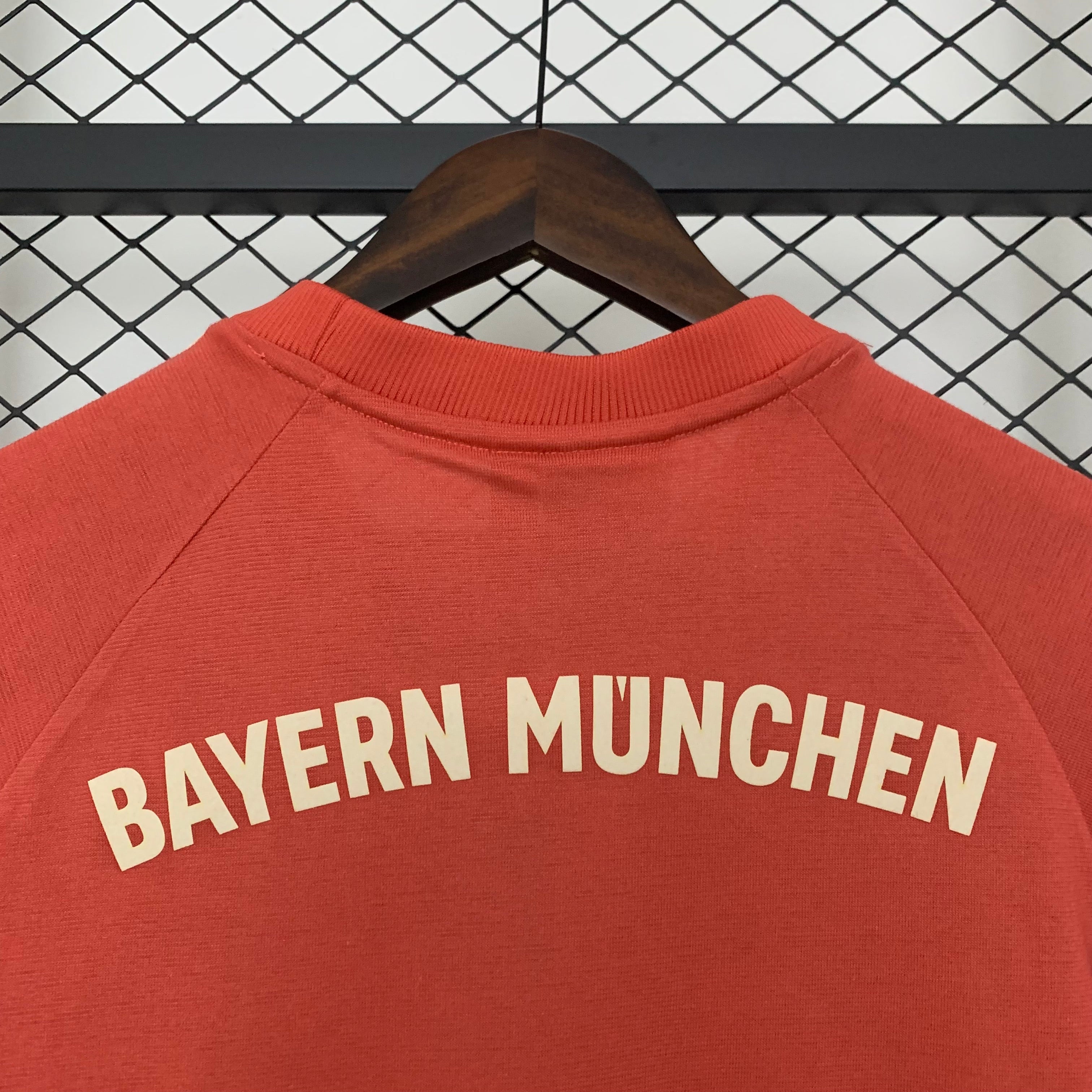 Bayern Munich pre-match jersey.