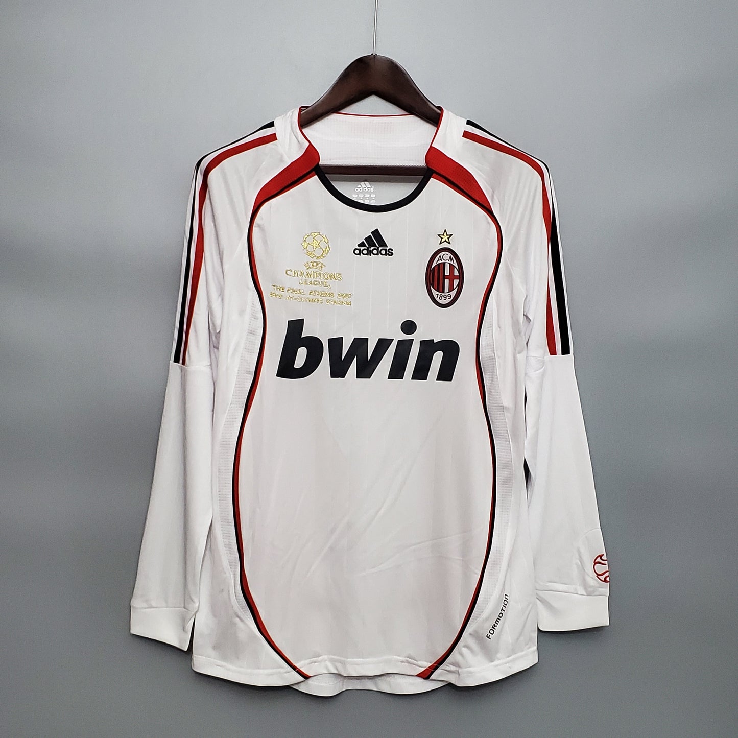 AC Milan UCL Final 2007 longsleeve away jersey. Season 06/07