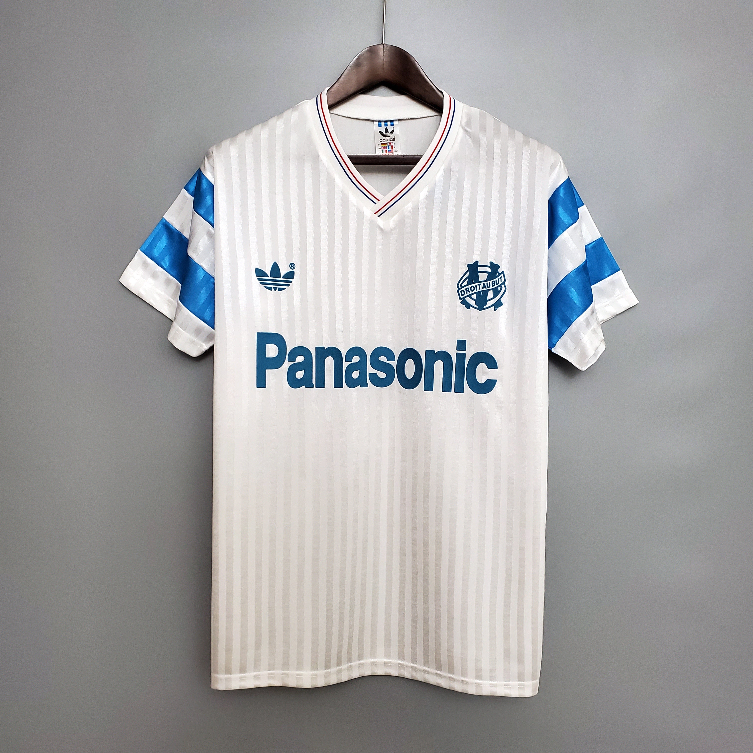 Marseille Olympique home jersey. Season 89/90