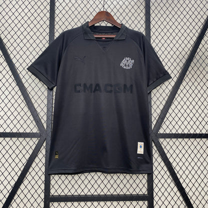 Marseille Olympique Special Edition black jersey. Season 24/25