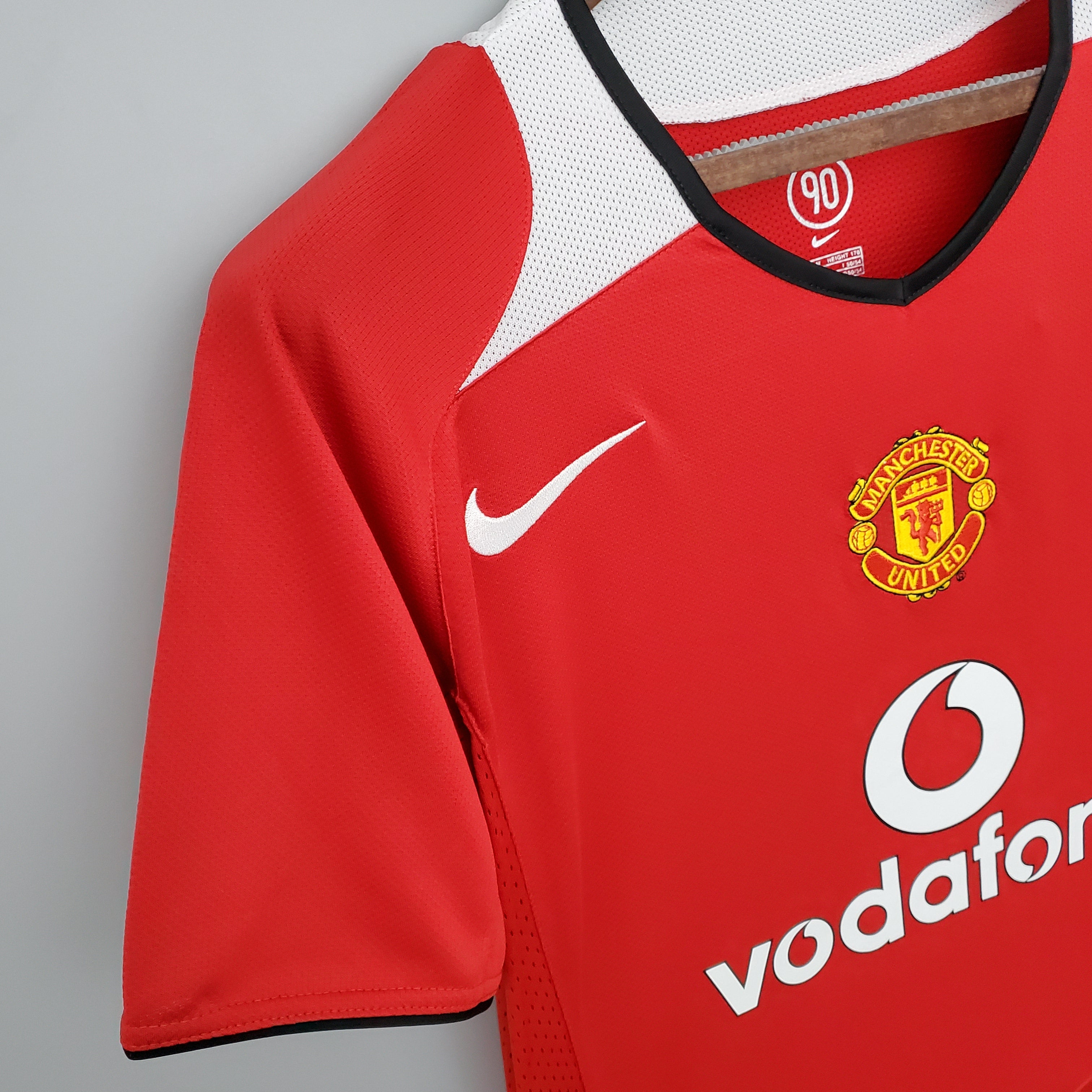 Manchester United home jersey. Season 04/05