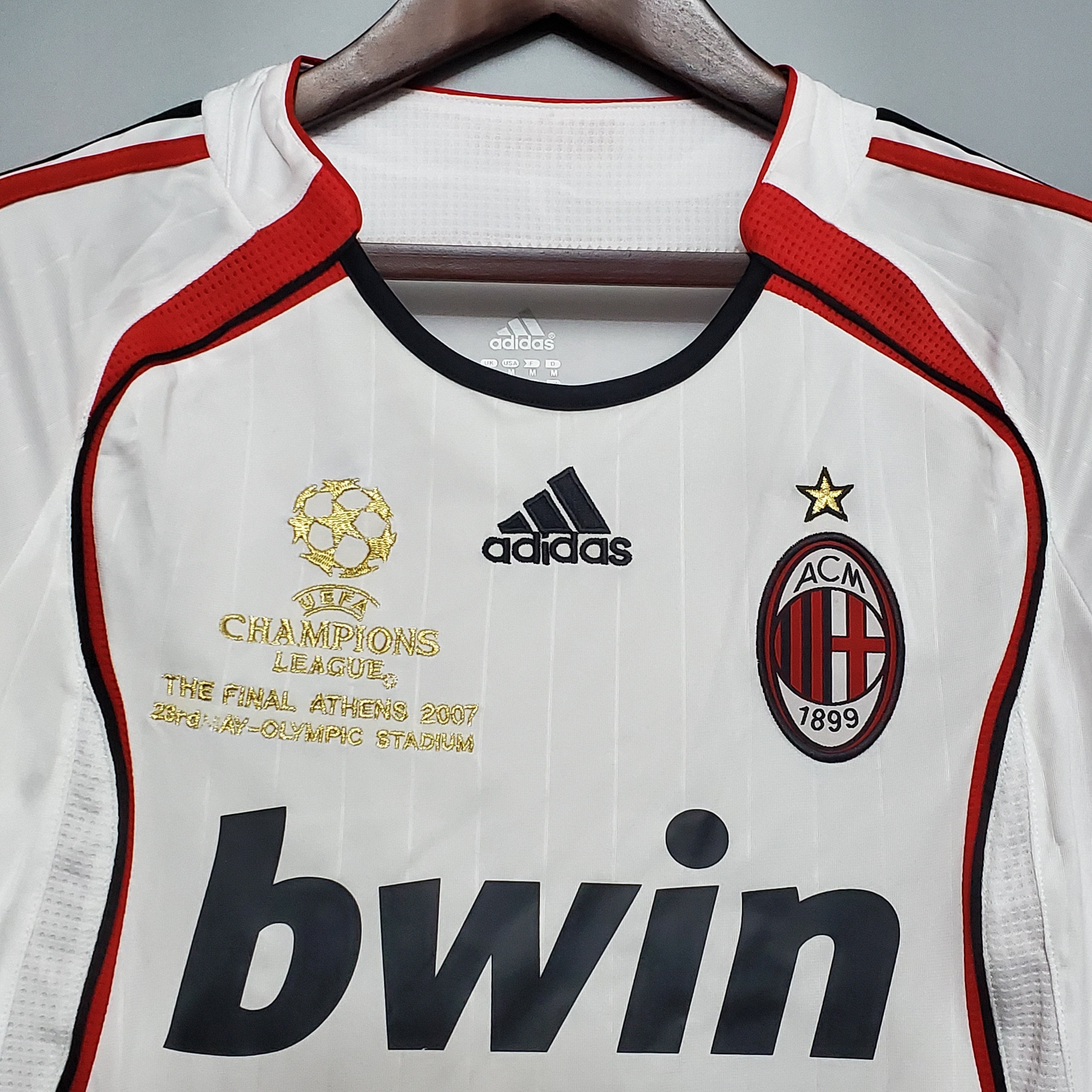 AC Milan UCL Final 2007 longsleeve away jersey. Season 06/07