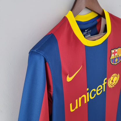 Barcelona longsleeve home jersey. Season 10/11