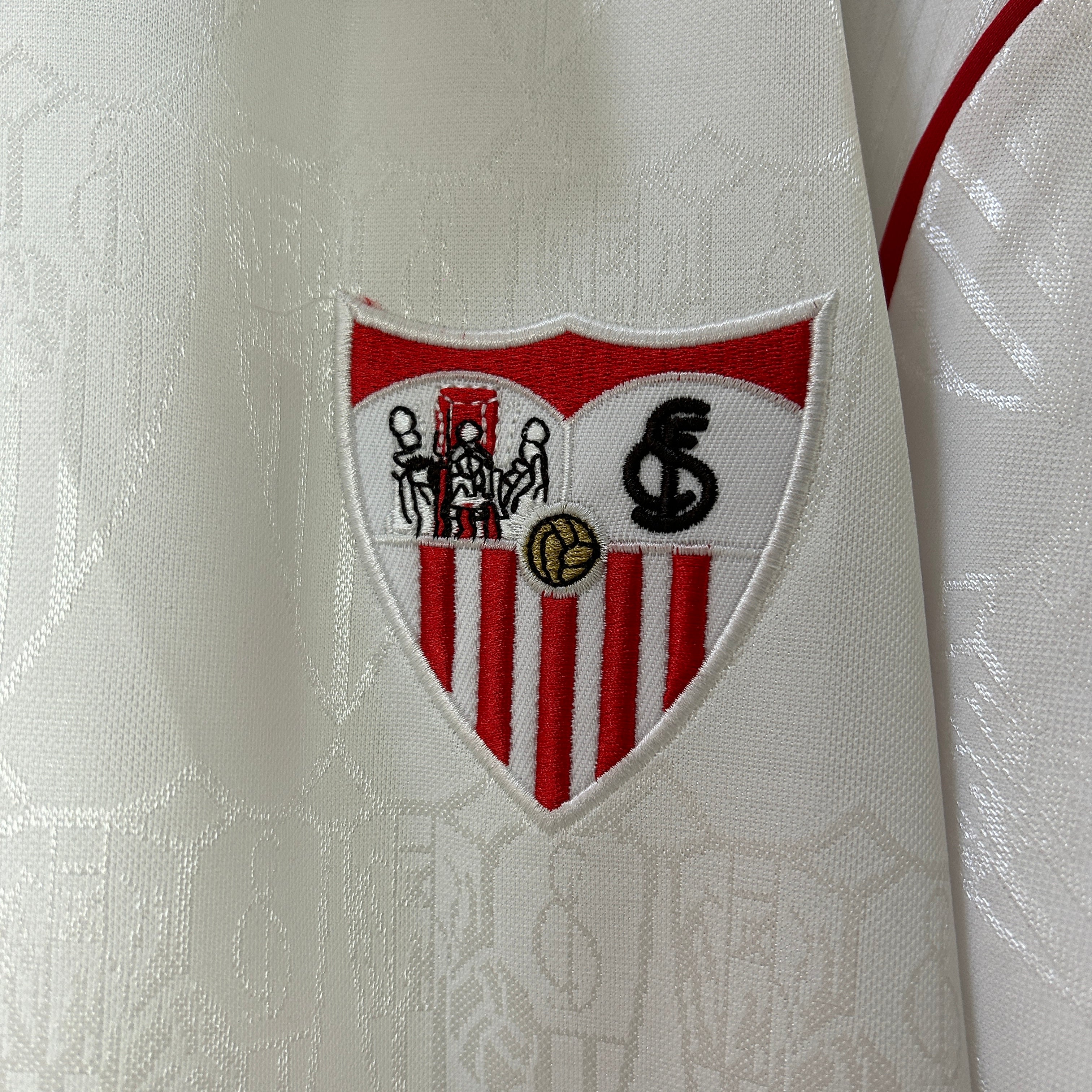 Sevilla home jersey. Season 91/92