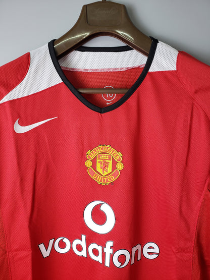 Manchester United longsleeve home jersey. Season 04/05