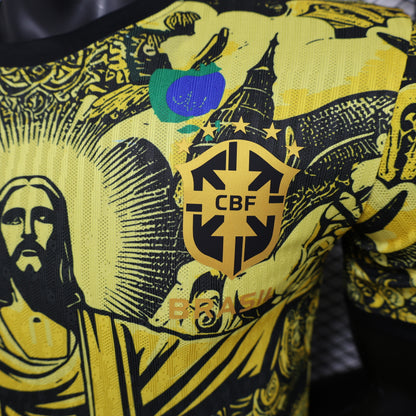 Brazil Jesus Special Edition jersey. (Player version)
