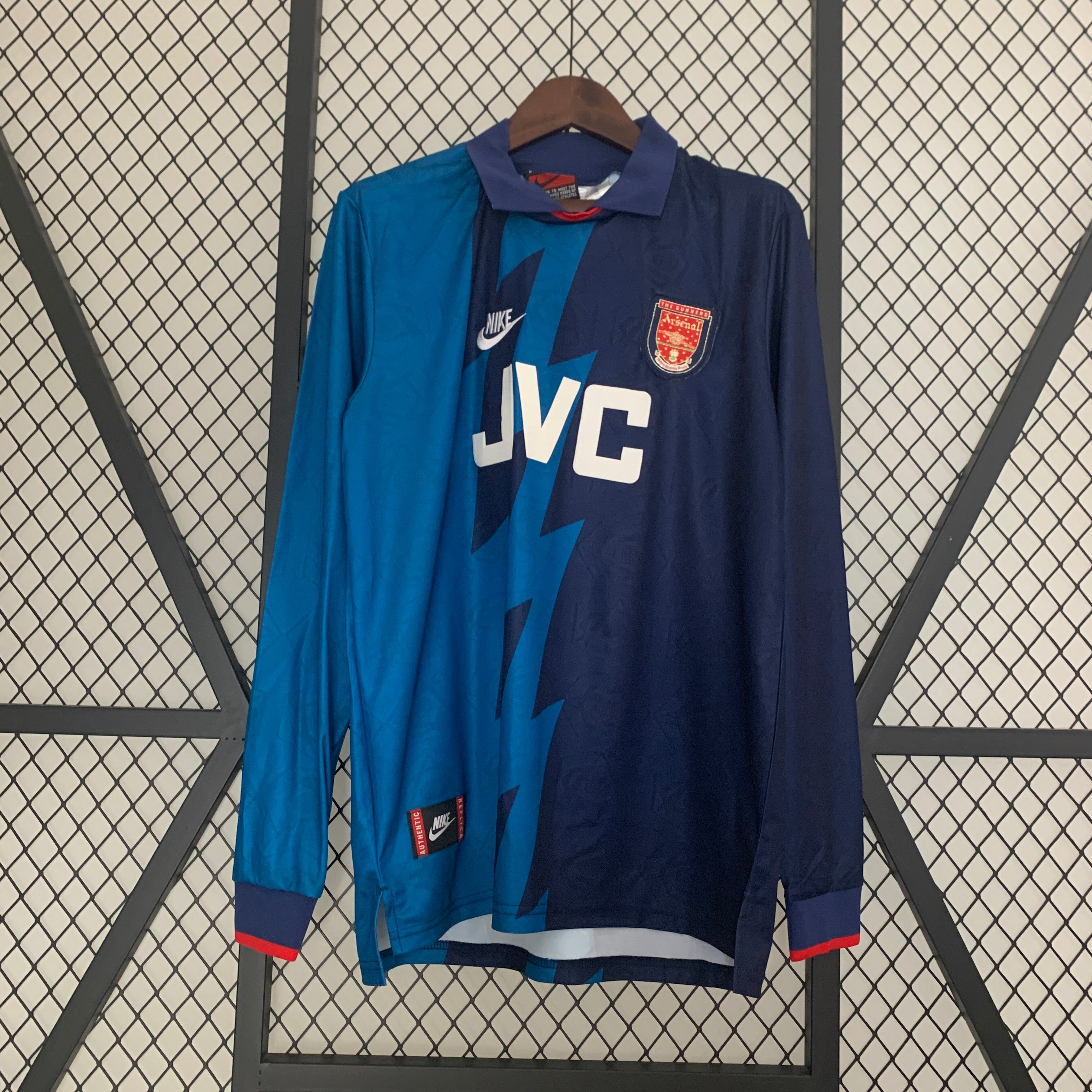 Arsenal longsleeve away jersey. Season 95/96