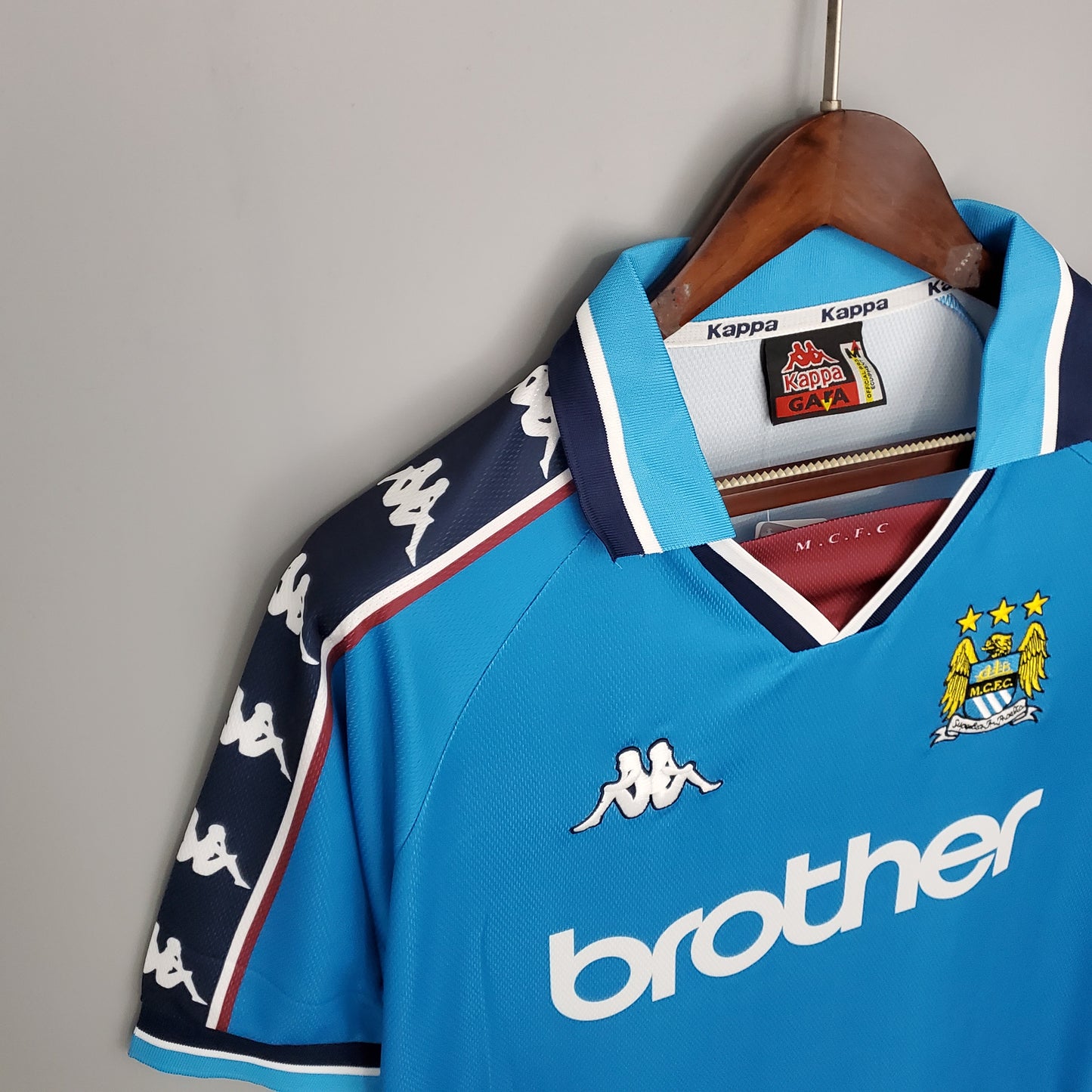 Manchester City home jersey. Season 97/98