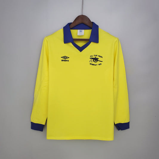 Arsenal away longsleeve jersey. Season 78/79