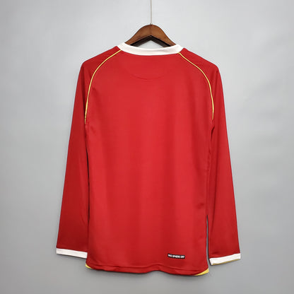 Manchester United longsleeve home jersey. Season 06/07