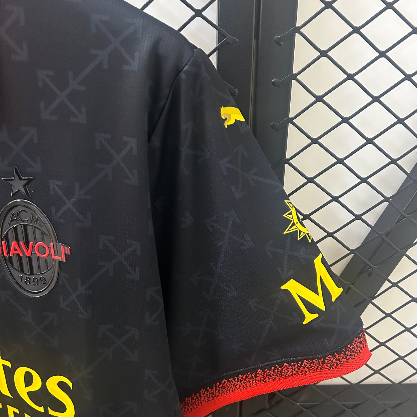 AC Milan x Off-White Special Edition jersey. Season 24/25