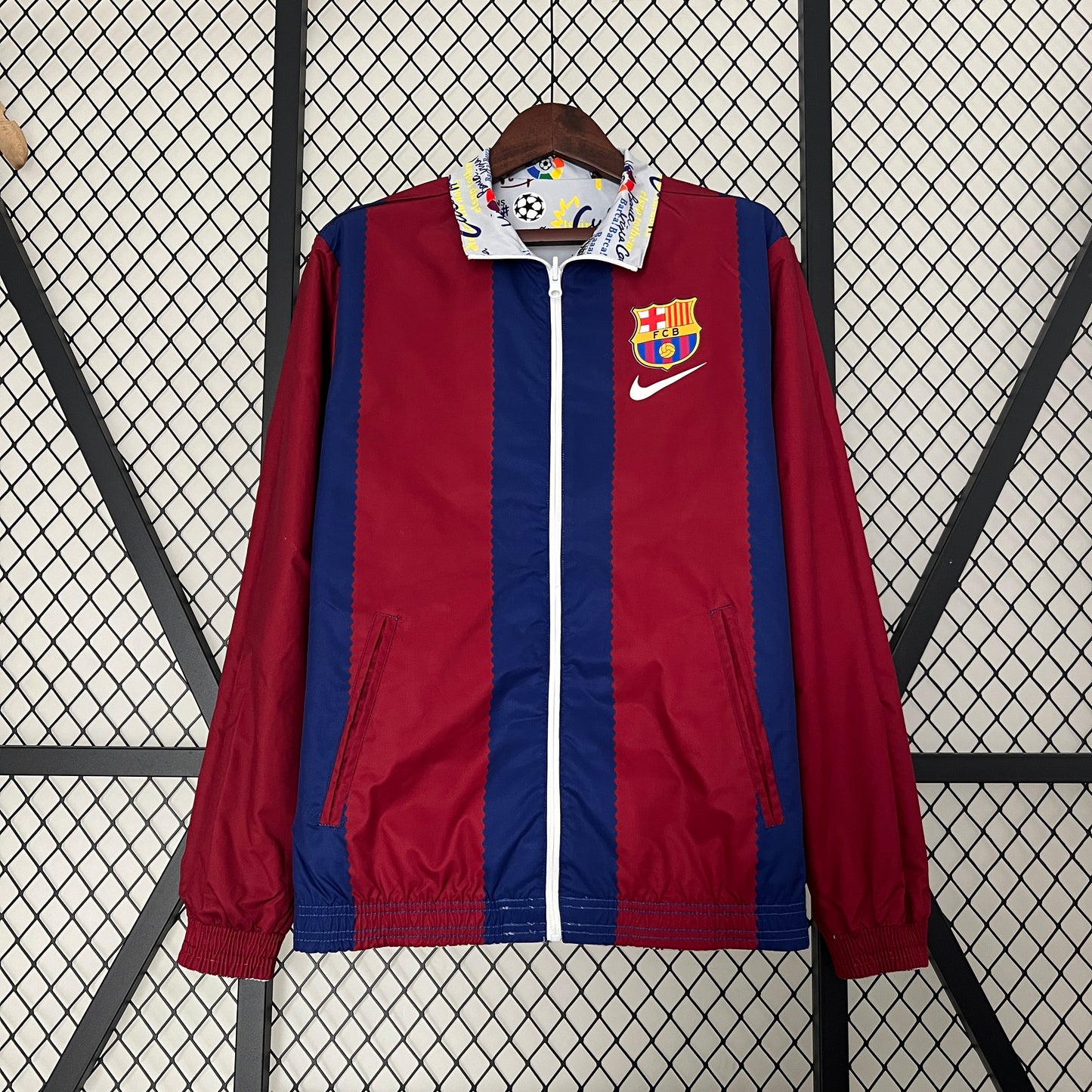 Barcelona double-sided Windbreaker